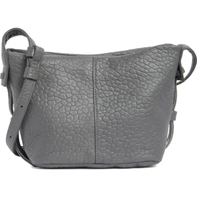 Hobo Bonita Leather Crossbody Bag In Grey
