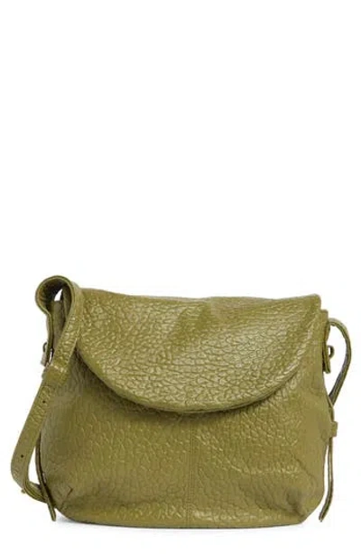 Hobo Bonita Leather Messenger Bag In Green