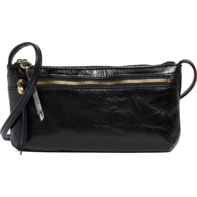 Hobo Cara Leather Crossbody Bag In Black