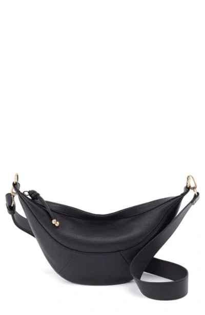 Hobo Carmen Leather Sling Bag In Black