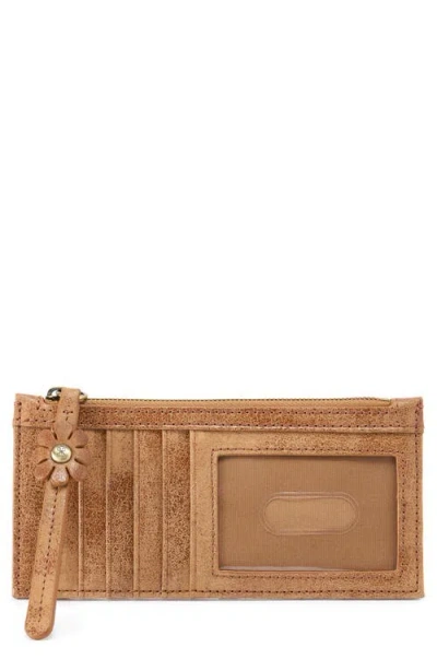 Hobo Carte Leather Card Case In Brown