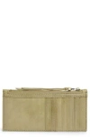 Hobo Carte Leather Wallet In Green