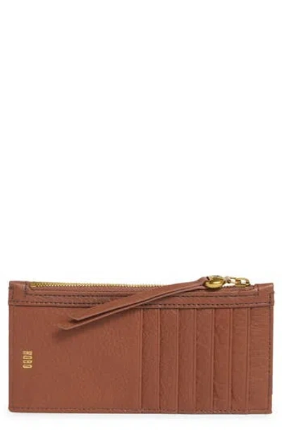 Hobo Carte Leather Wallet In Brown