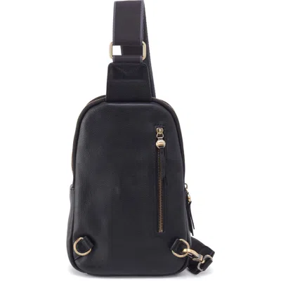 Hobo Cass Leather Sling Bag In Black