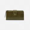 HOBO CHARGE WALLET IN MOSS