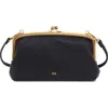 Hobo Cora Leather Frame Crossbody Bag In Black