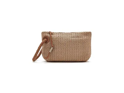 Hobo Daisy Daze Large Wristlet Handbags Meadow Woven Straw: One Size In Brown