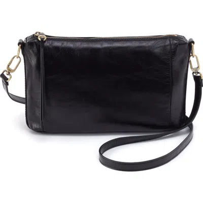Hobo Darcy Carryall Leather Crossbody Bag In Black
