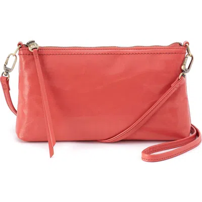Hobo Darcy Convertible Leather Crossbody Bag In Pink