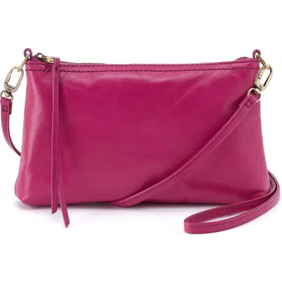 Hobo Darcy Convertible Leather Crossbody Bag In Pink