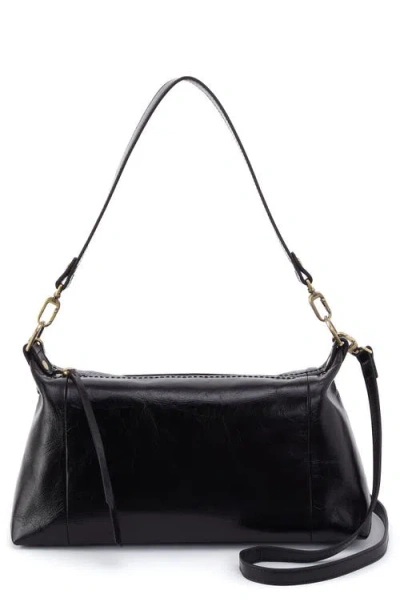 Hobo Darcy Leather Shoulder Bag In Black