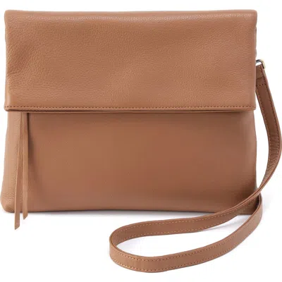 Hobo Draft Leather Crossbody Bag In Brown