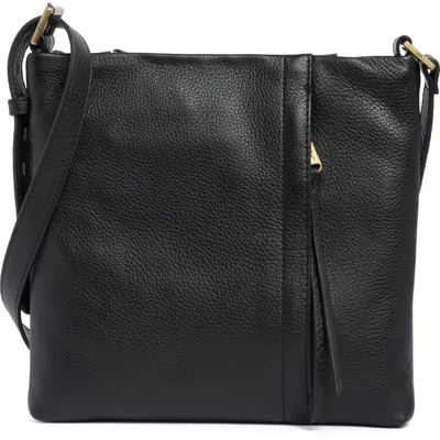 Hobo Drifter Leather Crossbody Bag In Black