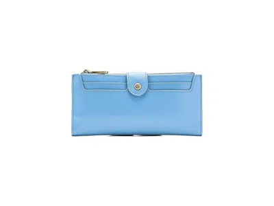 Hobo Dunn Continental Wallet Wallet Handbags Faded Denim: One Size In Blue