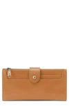 Hobo Dunn Leather Continental Wallet In Brown