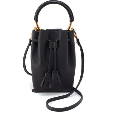 Hobo Eden Leather Phone Crossbody Bag In Black