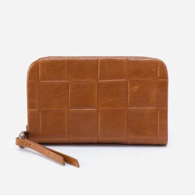 Hobo Eliza Small Zip Around Card Case In Truffle In Multi