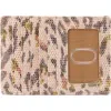 Hobo Euro Slide Leather Credit Card Case In Pink