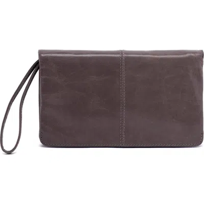 Hobo Evolve Leather Clutch In Brown