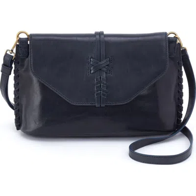 Hobo Expedition Leather Crossbody Bag In Blue