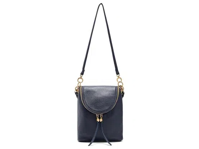 Hobo Fern Duo Crossbody Cross Body Women's Handbags Ink Navy, Leather