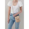 Hobo Fern Leather Crossbody Bag In Linen