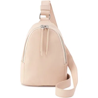 Hobo Fern Leather Sling Bag In Neutral