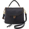 Hobo Fern Leather Top Handle Satchel In Black