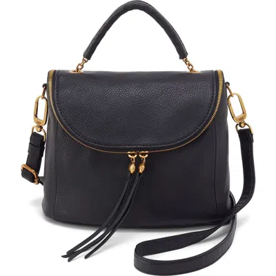 Hobo Fern Leather Top Handle Satchel In Black
