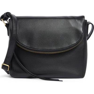 Hobo Fern Messenger Crossbody Bag In Black