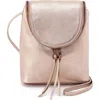 Hobo Fern Saddle Bag In Pink Gold Metallic