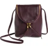 Hobo Fern Saddle Bag In Ruby Wine