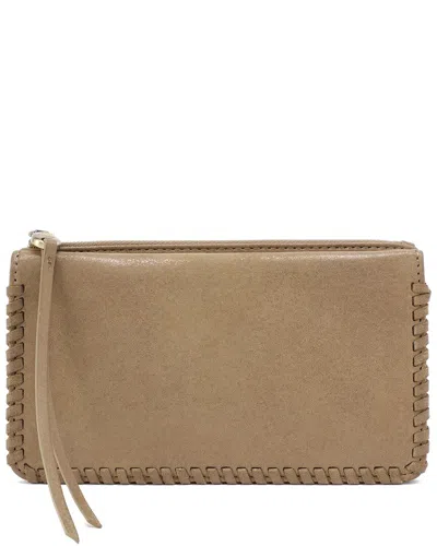 Hobo Foray Large Leather Wallet In Green