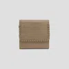 Hobo Foray Small Wallet In Burnished Sage In Brown
