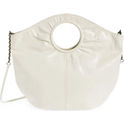 Hobo Giorgia Top Handle Leather Bag In White