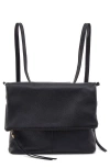 Hobo Grant Convertible Leather Backpack In Black