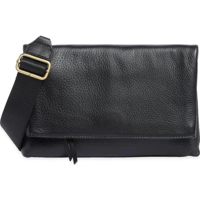 Hobo Grant Leather Crossbody Bag In Black