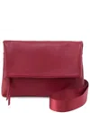 Hobo Grant Leather Crossbody In Red