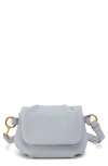 Hobo Harley Leather Crossbody Sling Bag In Blue Pearl