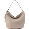Hobo Harley Leather  Bag In Taupe