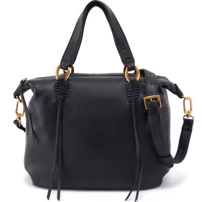 Hobo Harley Leather Satchel In Black