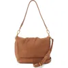 Hobo Harley Leather Shoulder Bag In Warm Honey