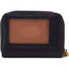 Hobo Hart Leather Card Case In Black