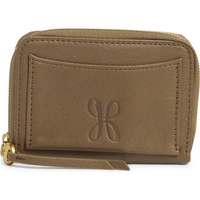 Hobo Hart Leather Card Case In Brown