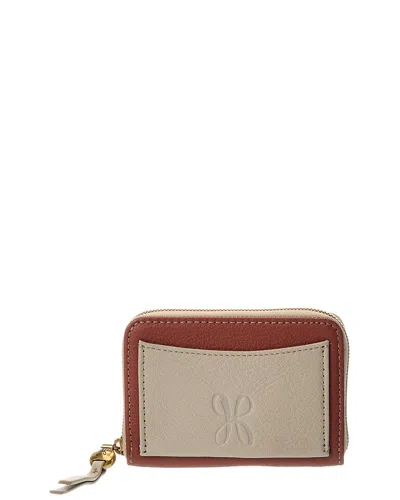 Hobo Hart Leather Card Case In Brown