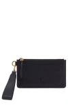 Hobo Hart Leather Wristlet In Black