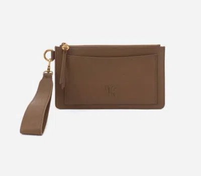 Hobo Hart Wristlet In Dark Elm In Multi