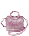 Hobo Heidi Mini Leather Satchel In Purple
