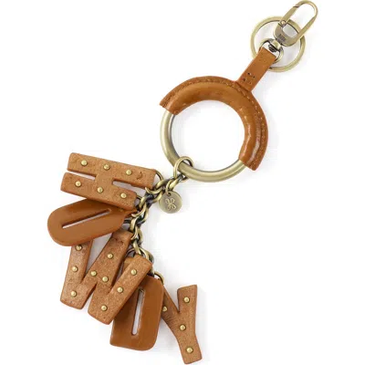 Hobo Howdy Charm Key Fob In Brown