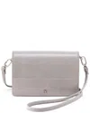Hobo Jill Leather Crossbody In Gray